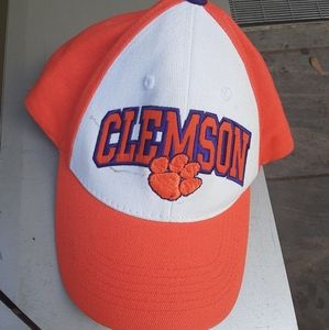 Clemson Tigers Hat VTG Cap Orange Adj BACK TO SCHOOL,FOOTBALL CHRISTMAS SEASON..